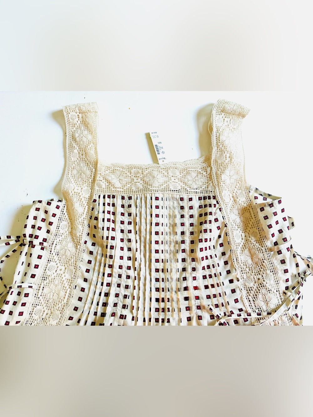 Madewell Women’s The Sophie Top.Cottagecore.Vintage Ivory. S. NWT. - Picture 11 of 16